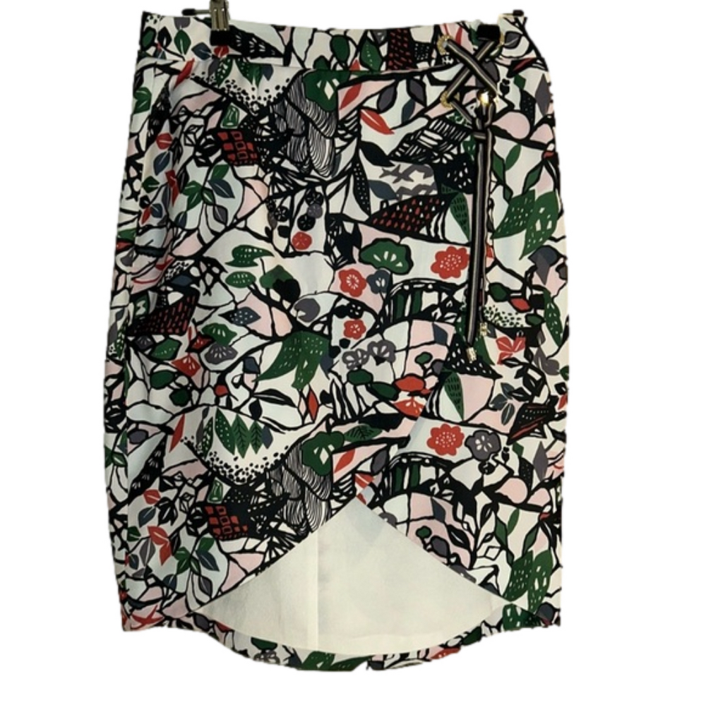 Ted Baker Crossover Skirt w/ Tie: Size 3 (8)